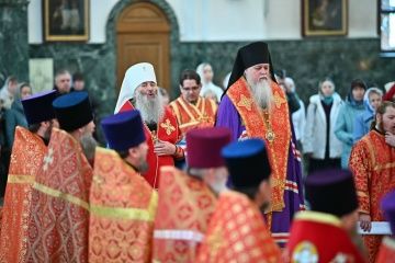 Благодарственный молебен по случаю издания Библии на марийском языке